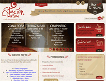 Tablet Screenshot of estacioncafecolombia.com